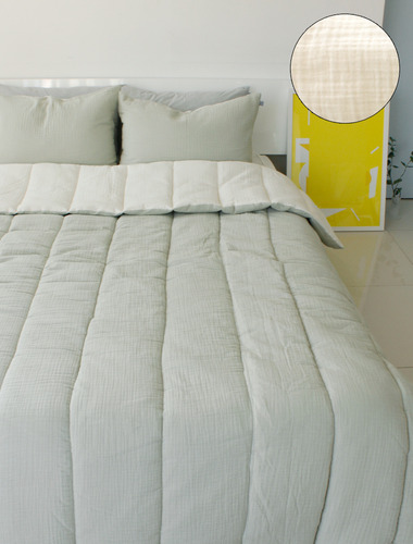 Triple washing bed comforter_spring greenery (3중지 차렵이불)